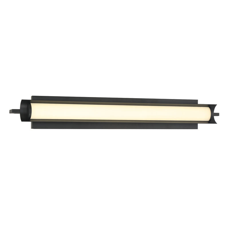 George Kovacs P1553-66A-L Trizay LED Wall Mount -Coal - ALCOVE LIGHTING