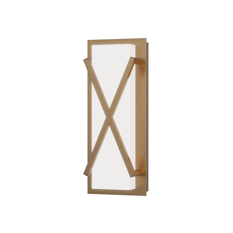 Maxim 57941WTNAB Dexter 14" LED Wall Sconce | Natural Aged Brass