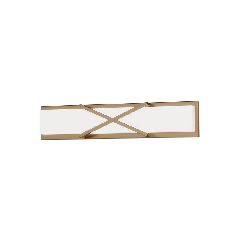 Maxim 57942WTNAB Dexter 24" LED Wall Sconce | Natural Aged Brass