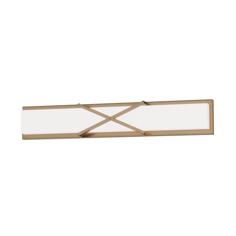Maxim 57943WTNAB Dexter 30" LED Wall Sconce | Natural Aged Brass