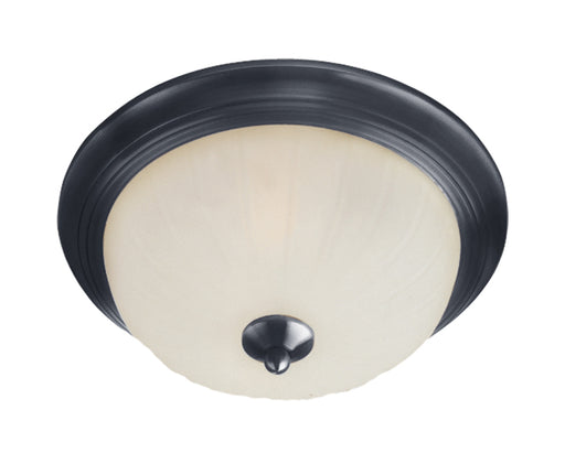 Maxim 5830FTBK Essentials 1 Light Flush Mount | Black