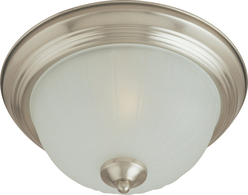 Maxim 5831FTSN Essentials 2 Light Flush Mount | Satin Nickel
