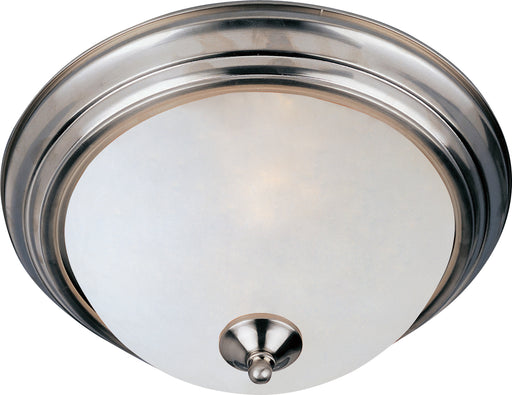 Maxim 5840FTSN Essentials 1 Light Flush Mount | Satin Nickel