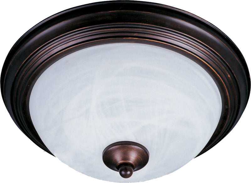 Maxim 5840MROI Essentials 1 Light Flush Mount | Oil Rubbed Bronze