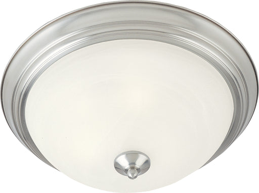 Maxim 5840MRSN Essentials 1 Light Flush Mount | Satin Nickel