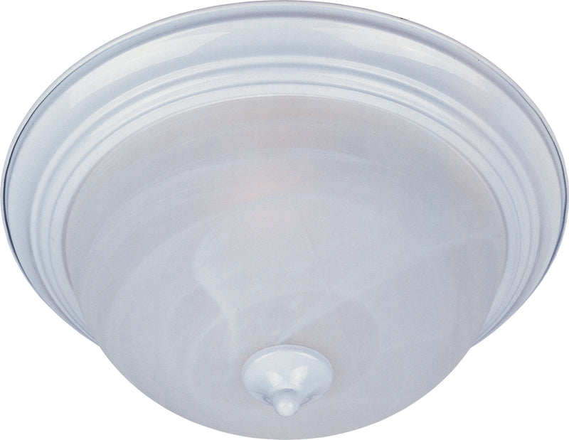 Maxim 5840MRWT Essentials 1 Light Flush Mount | White