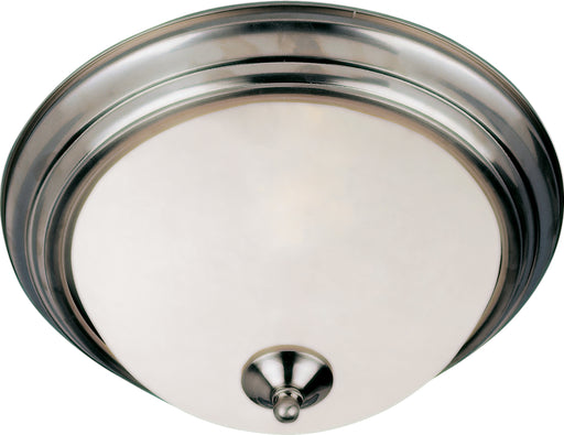 Maxim 5841FTSN Essentials 2 Light Flush Mount | Satin Nickel