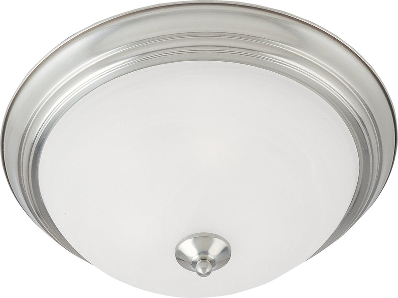Maxim 5841MRSN Essentials 2 Light Flush Mount | Satin Nickel