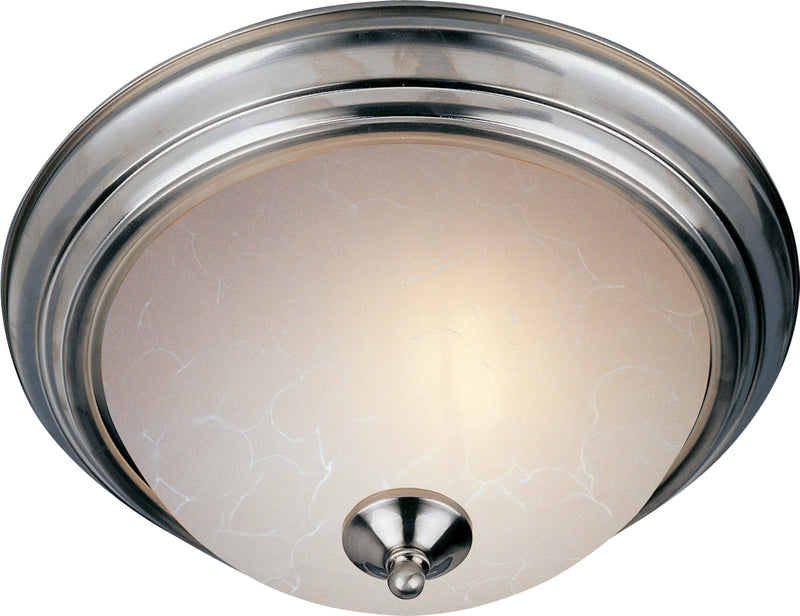Maxim 5842ICSN Essentials 3 Light Flush Mount | Satin Nickel