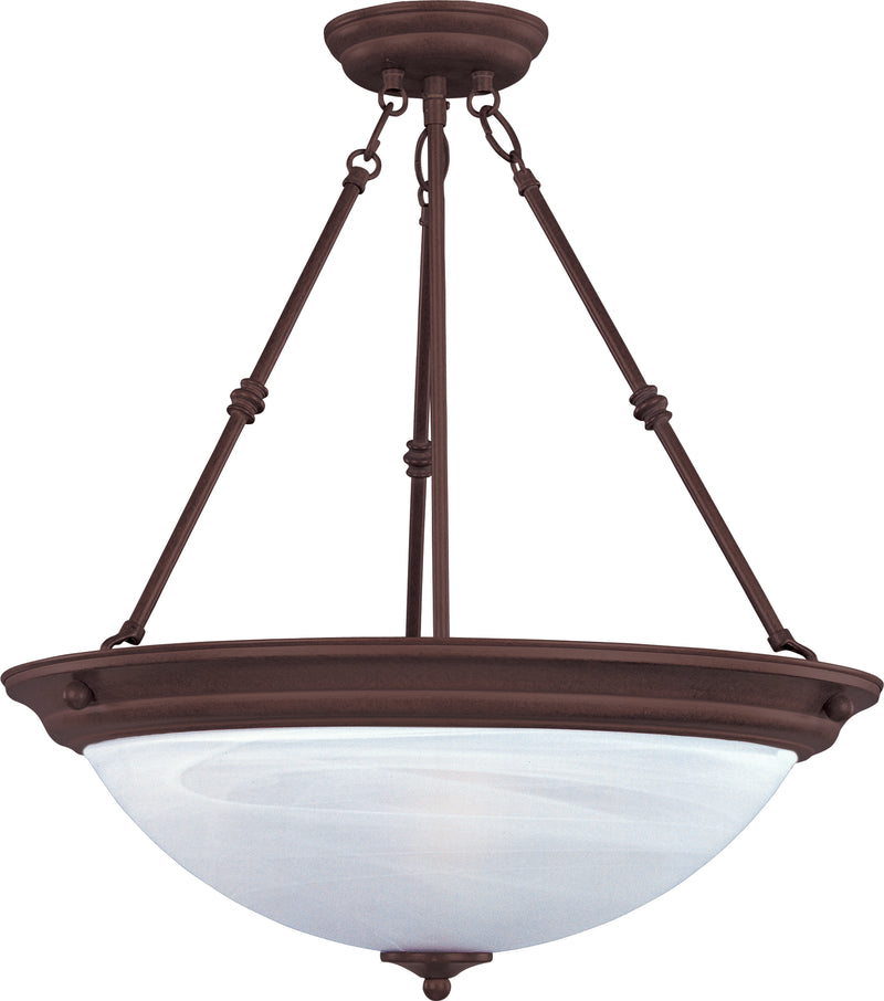 Maxim 5845MROI Essentials 3 Light Invert Bowl Pendant | Oil Rubbed Bronze