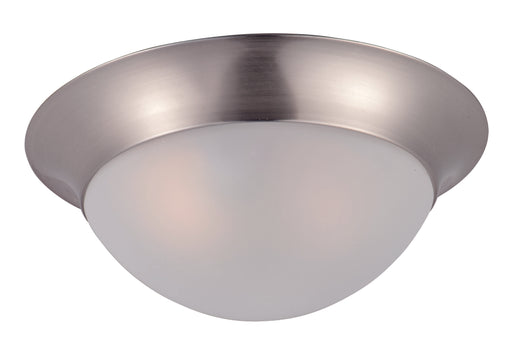 Maxim 5850FTSN Essentials 1 Light Flush Mount | Satin Nickel
