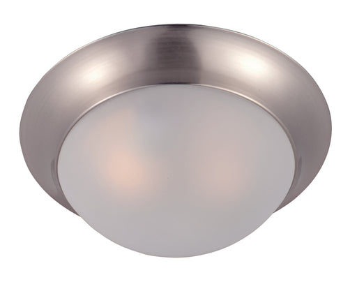 Maxim 5850FTSN Essentials 1 Light Flush Mount | Satin Nickel