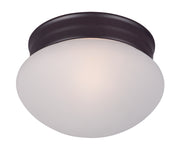 Maxim 5884FTOI Essentials 1 Light Flush Mount | Oil Rubbed Bronze