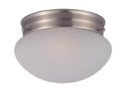 Maxim 5884FTSN Essentials 1 Light Flush Mount | Satin Nickel