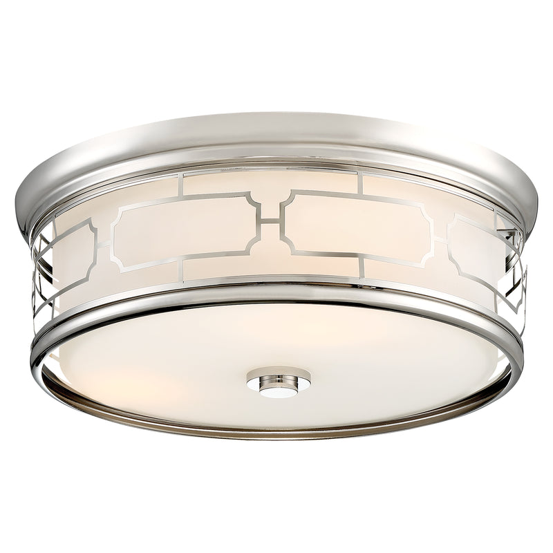 Minka Lavery 16" LED Flush Mount-Polished Nickel