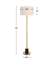 Uttermost Guard Brass Floor Lamp - ALCOVE LIGHTING