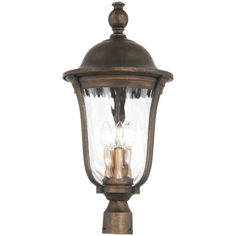 Minka Lavery Great Outdoors Havenwood 4 Light Outdoor Post Mount-Tauira Bronze - ALCOVE LIGHTING