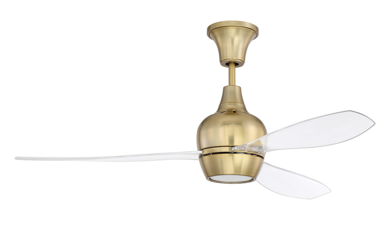 Craftmade BRD52SB3 Bordeaux LED Ceiling Fan -Satin Brass
