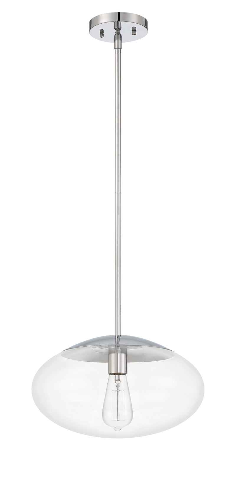 Craftmade 56894-CH Gaze 1 Light 14" Pendant -Chrome