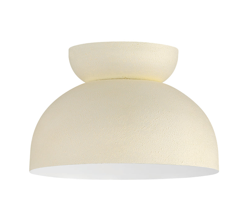 Craftmade 59181-CW Ventura Dome 1 Light Flush Mount -Cottage White