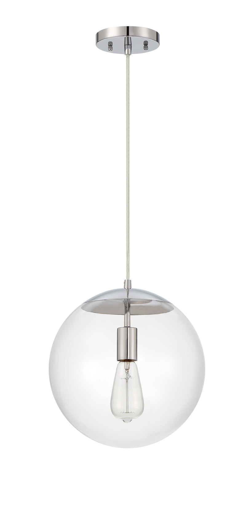 Craftmade 56892-CH Gaze 1 Light 12" Pendant -Chrome