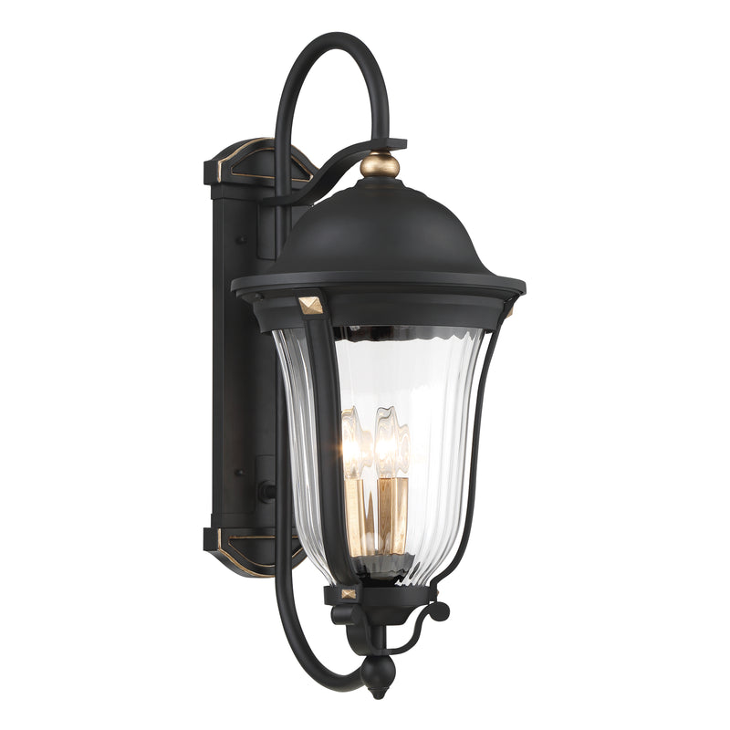 Minka Lavery Great Outdoors Peale Street 4 Light Outdoor Wall Mount-Sand Coal