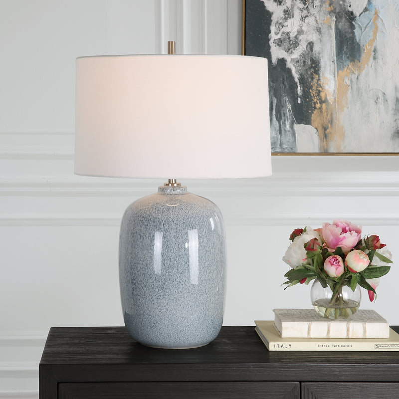 Uttermost Jubilee Sky Blue Table Lamp - ALCOVE LIGHTING
