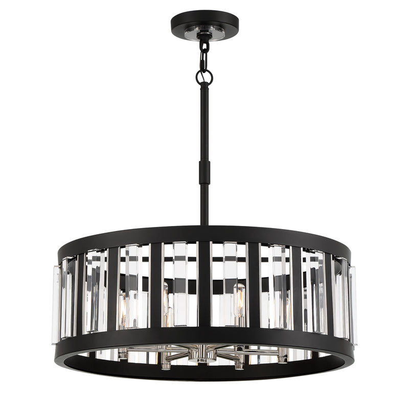 Minka Lavery Majestic Splendor 6 Lights Pendant-Sand Coal