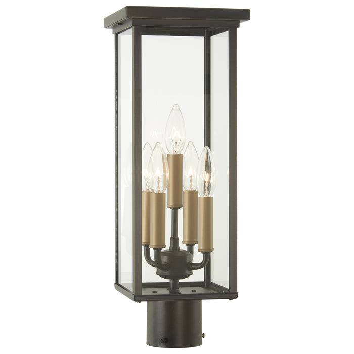 Minka Lavery Great Outdoors Casway 5 Light Outdoor Post Mount-Oil Rubbed Bronze