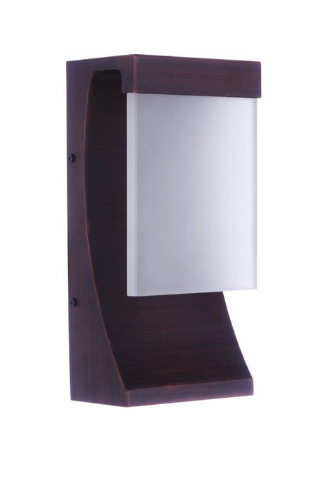 Craftmade ZA5804-ABZ-LED Vault 1 Light 12" LED Outdoor Wall Lantern -Aged Bronze Brushed