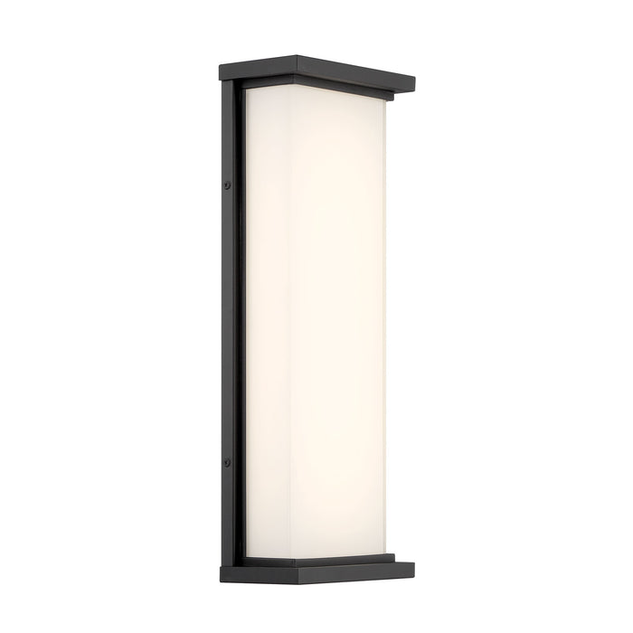 George Kovacs P5562-066-L Caption LED Outdoor Pocket Wall Light -Sand Coal