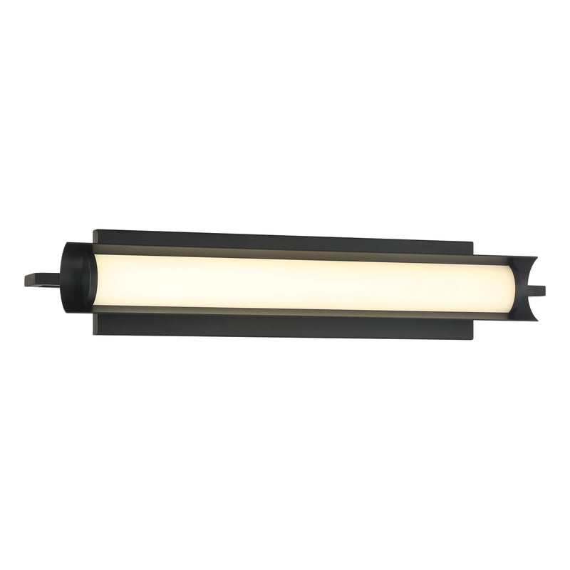 George Kovacs P1552-66A-L Trizay LED Wall Mount -Coal