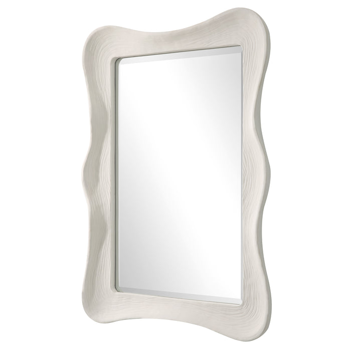 Uttermost Whitehaven Wavy Rectangle Mirror