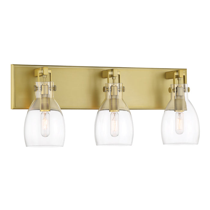 Minka Lavery Tiberia 3 Light Bathroom Vanity Light-Soft Brass