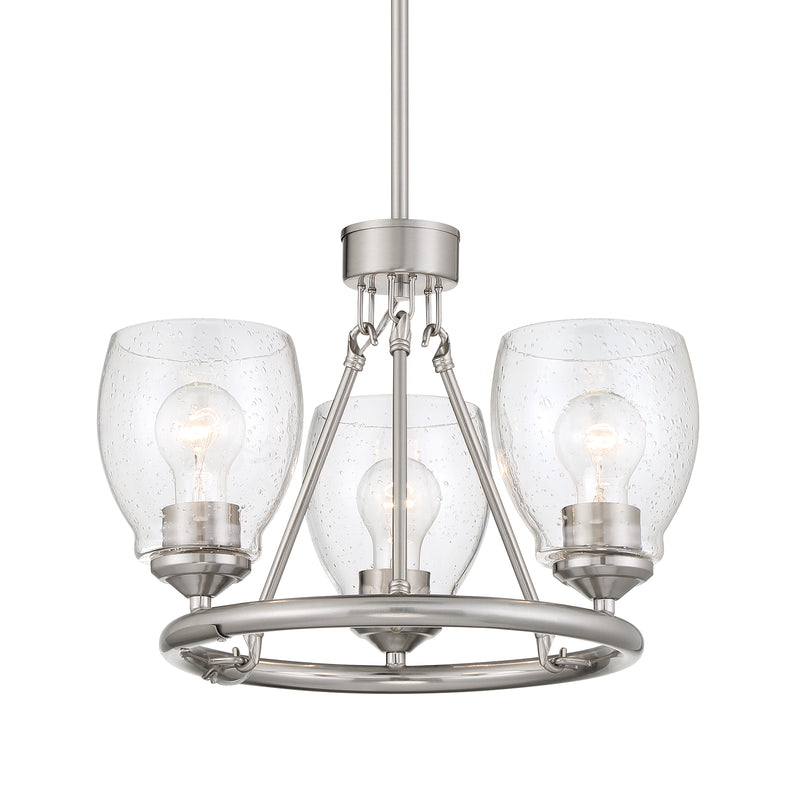 Minka Lavery Winsley 3 Light Chandelier-Brushed Nickel