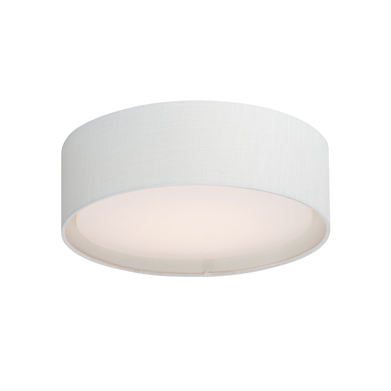 Maxim 60230WL Prime 16" LED Flush Hi Lo Dim Sensor | White Linen