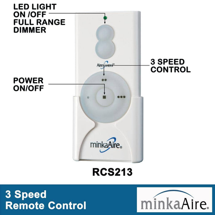 Minka Aire Roto LED 52" Flat White Ceiling Fan with Remote Control