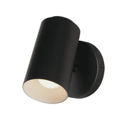 Maxim 62001BK SpotLight Outdoor LED Sconce Cylinder | Black