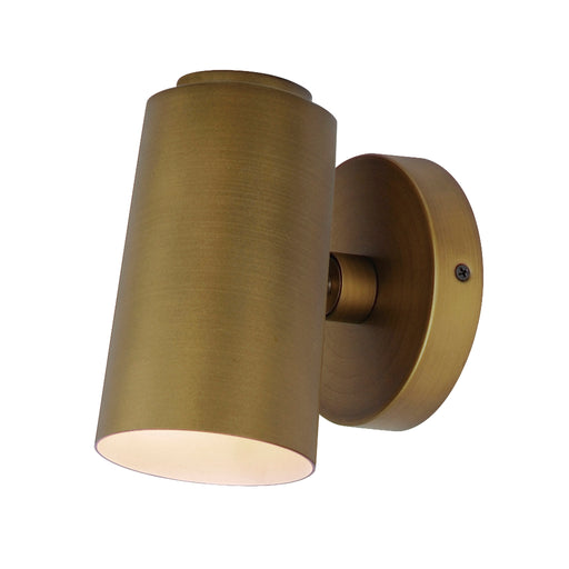 Maxim 62001NAB SpotLight Outdoor LED Sconce Cylinder | Natural Aged Brass