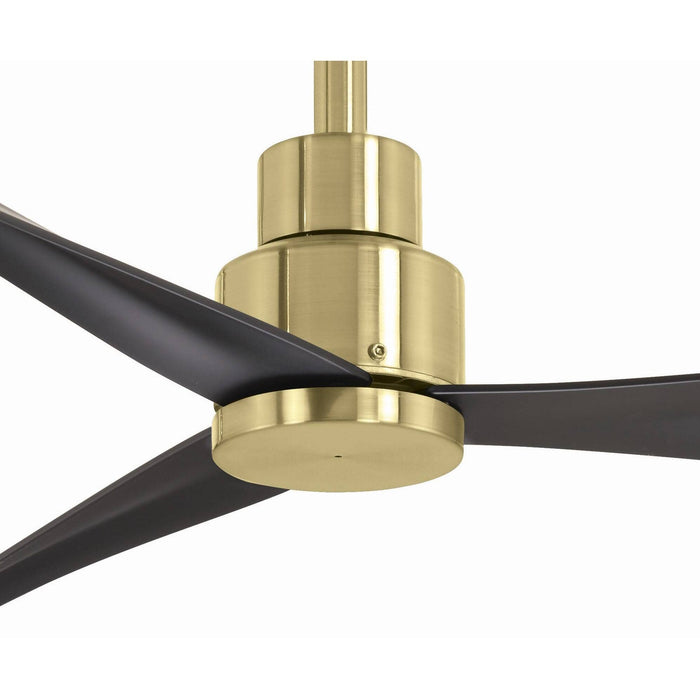 Minka Aire F786-SBR/CL Simple 44 in. Outdoor Soft Brass Ceiling Fan with Remote