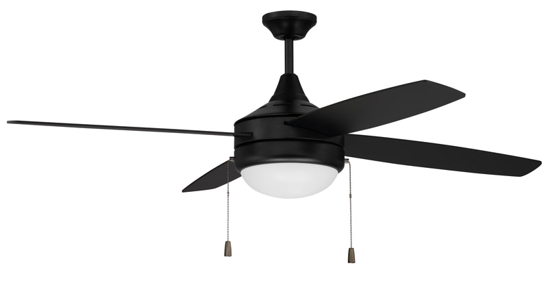 Craftmade PHA52FB4 Phaze 4 LED Ceiling Fan -Flat Black - ALCOVE LIGHTING