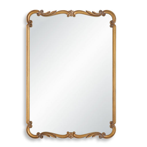 Galentra Antique Gold Mirror | Classic Ornate Rectangle Engineered Wood Frame Bathroom Vanity Mirror Mounted Vertical or Horizontal (22 in. W x 32 in. H x 1 in. D)