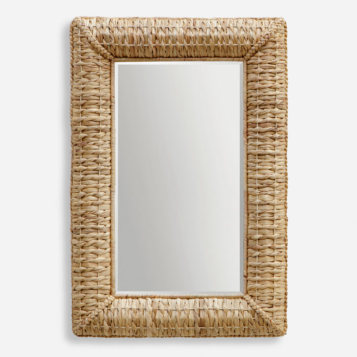 Uttermost Twisted Seagrass Rectangle Mirror