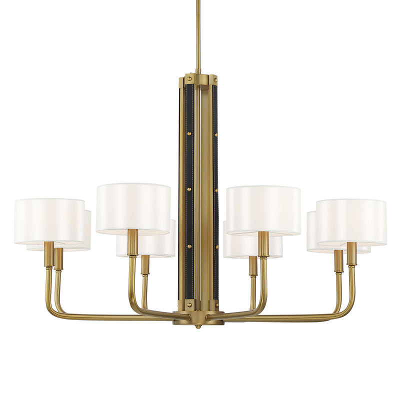Minka Lavery Chelsea By Robin Baron 8 Light Chandelier-Soft Brass
