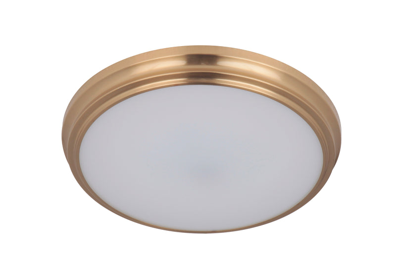 Craftmade X6611-SB-LED X66 Series 1 Light 11" LED Flushmount -Satin Brass - ALCOVE LIGHTING