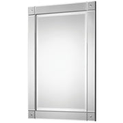 Miralo Mirror | Modern Rectangle Frameless Bathroom Vanity Mirror Mounted Vertical or Horizontal (24 in. W x 36 in. H x 1 in. D)