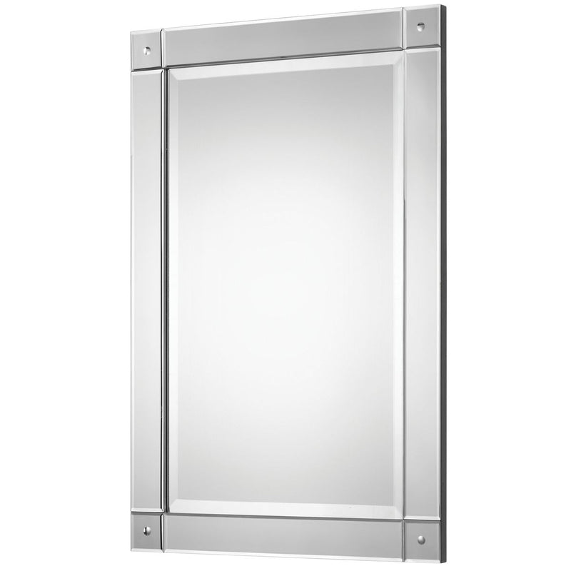 Miralo Mirror | Modern Rectangle Frameless Bathroom Vanity Mirror Mounted Vertical or Horizontal (24 in. W x 36 in. H x 1 in. D)