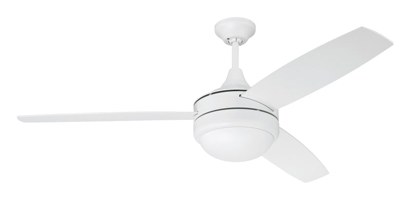 Craftmade PHZ52W3 Phaze II 3-Blade LED Ceiling Fan -White