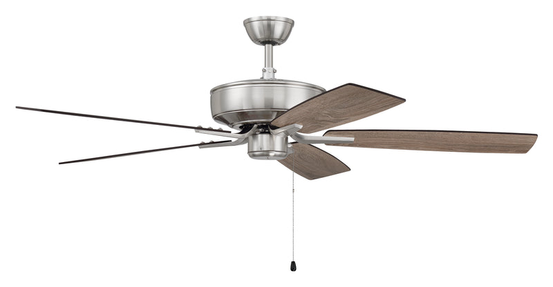 Craftmade P52BNK5-52DWGWN Pro Plus 52 Ceiling Fan -Brushed Polished Nickel