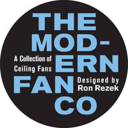 Modern Fan Company Ball LED 52" Gloss White Ceiling Fan with Maple Blades and Wall Control - ALCOVE LIGHTING